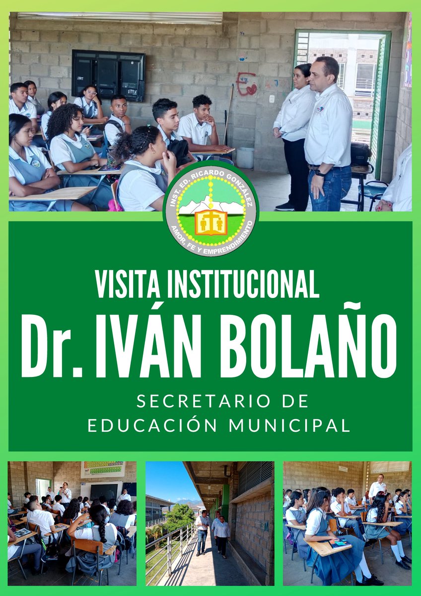 IERGVALLEDUPAR's tweet photo. Agradecemos a nuestro secretario de educación municipal Dr. @ivanbolano por su visita a nuestra institución educativa. 
Su experiencia nos enriquece y nos motiva para ser cada día mejor. 
@SecEducVpar https://t.co/BhgGRlA0PH