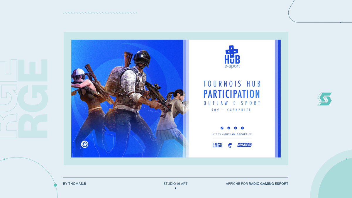 Bonjour à tous !

Aujourd’hui nous vous présentons une création faite spécialement pour  <a href="/OutlawEsports7/">Outlaw Esport</a>.

Vous pouvez nous contacter pour faire une création.

Bonne soirée ! 

#graphisme #GraphicDesign #design #creation