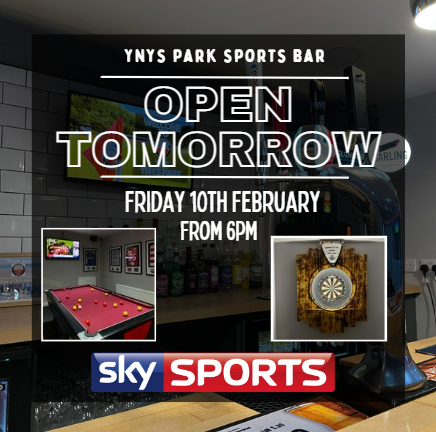 TrefelinBGCbar's tweet photo. Busy weekend here at the Ynys Sports bar, starting tomorrow as our first team play Barry Town. Don't miss out on Saturday! and a casual Sunday live sport day. Swipe to see more info. https://t.co/XO6EJqEe8Y