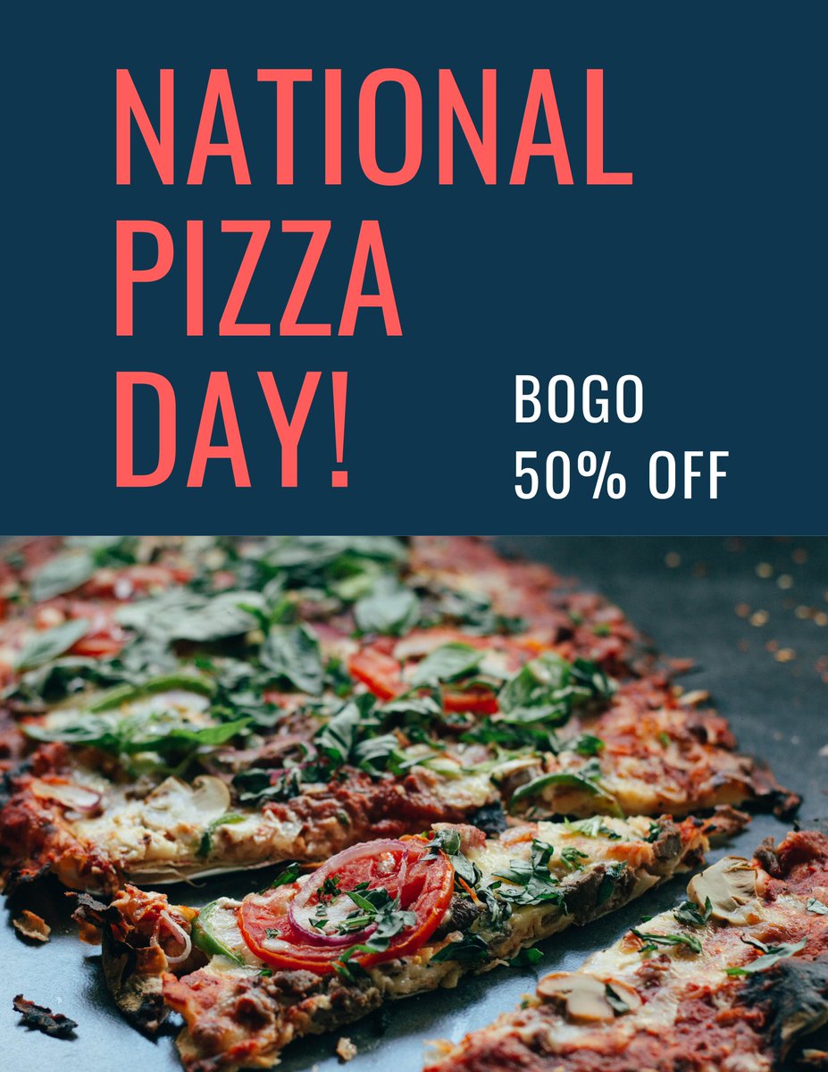trriviera's tweet photo. Did you know it is National Pizza Day?  Stop in the Riviera tonight to order a thin slice! https://t.co/fzVUUUL2CQ