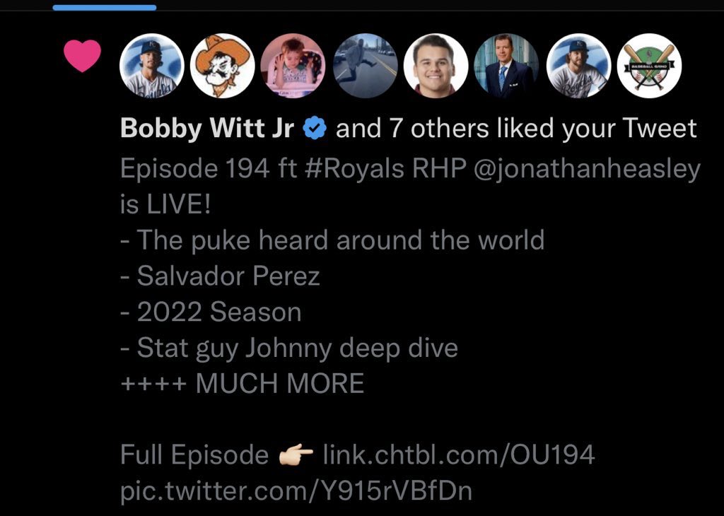 I mean come on <a href="/BwittJr/">Bobby Witt Jr</a> lets give the people what they want