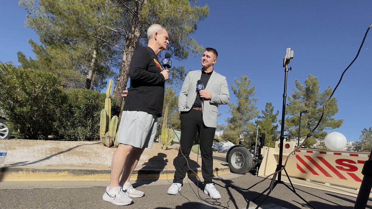 KWCHTejay's tweet photo. MITCH. 🎙️

Got to catch up with the Voice of the Chiefs, @mitchholthus about his journey from Smith Center, Kansas, to calling his third Super Bowl. Tune in tomorrow night for our @Chiefs special on @KWCH12! https://t.co/xwAooIjlh8
