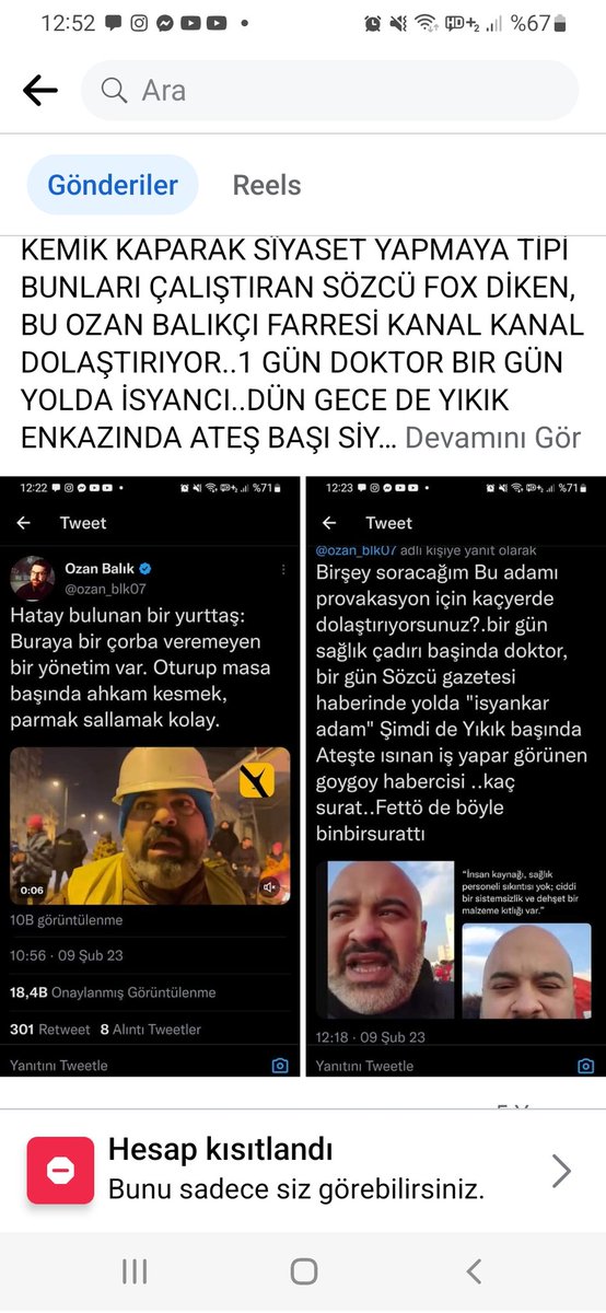 BekirTiryakii's tweet photo. Nöbetçi provokatör!
İyice b**unu çıkardınız yeter artık yeterr! https://t.co/KAxI5tL8dm