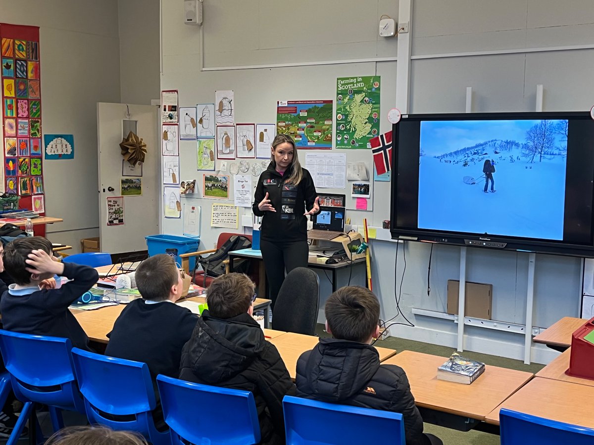 Scone_Steigen's tweet photo. What a fascinating and inspiring visit from @MackayAlix telling our Norway Club at @rdmscone about the history of the Norway-UK collaboration in the Heroes of Telemark and her own adventure recreating it with @ForcesWivesChal #ErasmusPlus @Norw_Scot_News https://t.co/WmYAFUNEno