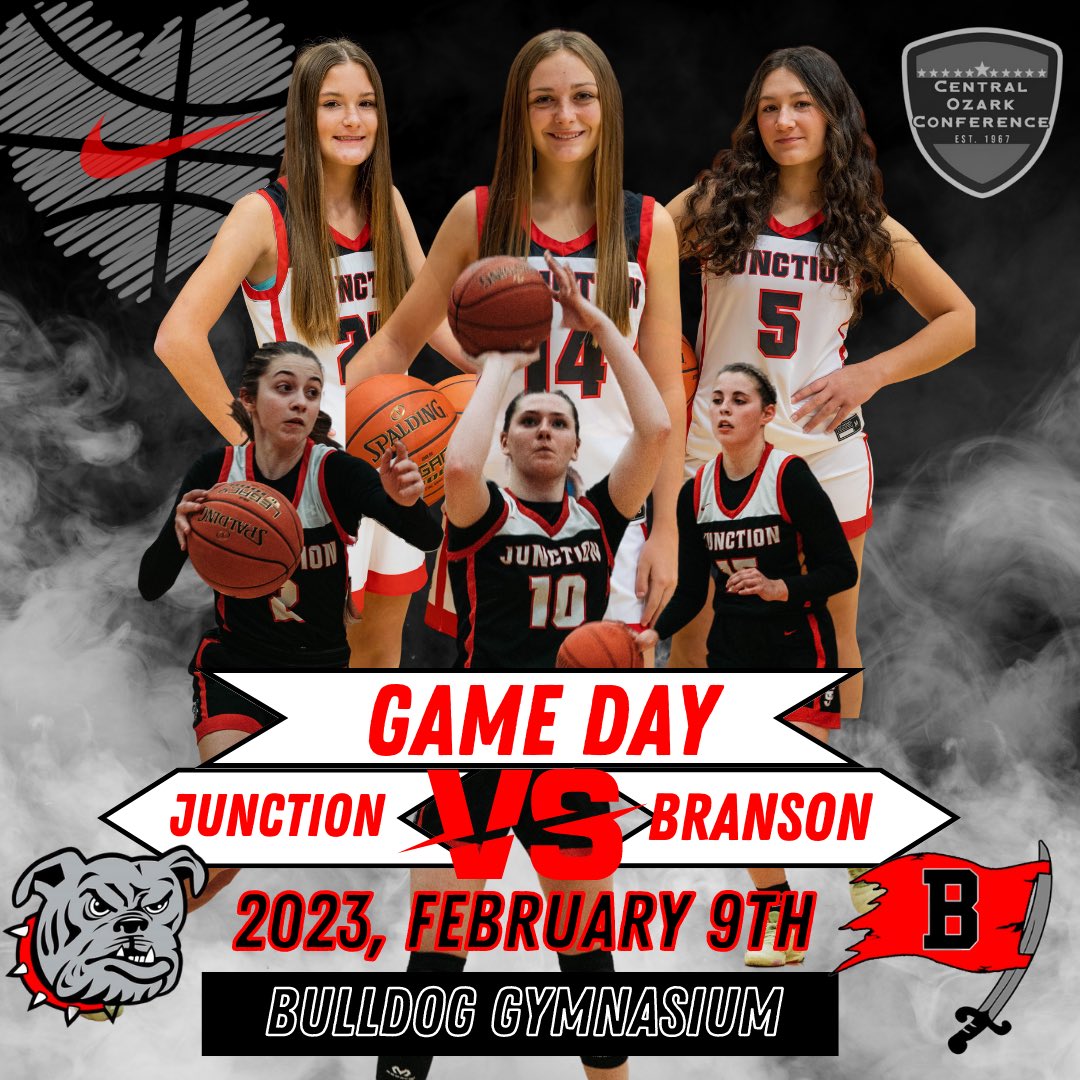 It’s that time again… We host the Branson Pirates tonight in a COC matchup! 9th/JV/V contests begin at 4:30. 2 home games left… Come support your Bulldogs! #TheTimeIsNow #GoDogs🐾🏀 <a href="/CJHSAthletics/">Bulldog Sports</a> @SoMo_Sports <a href="/KODESports/">Four States Sports Report</a> <a href="/koamfox14sports/">KOAM & FOX 14 Sports</a> <a href="/CentralOzarkCon/">Central Ozark Conference Athletics</a> @J_GlobeSports