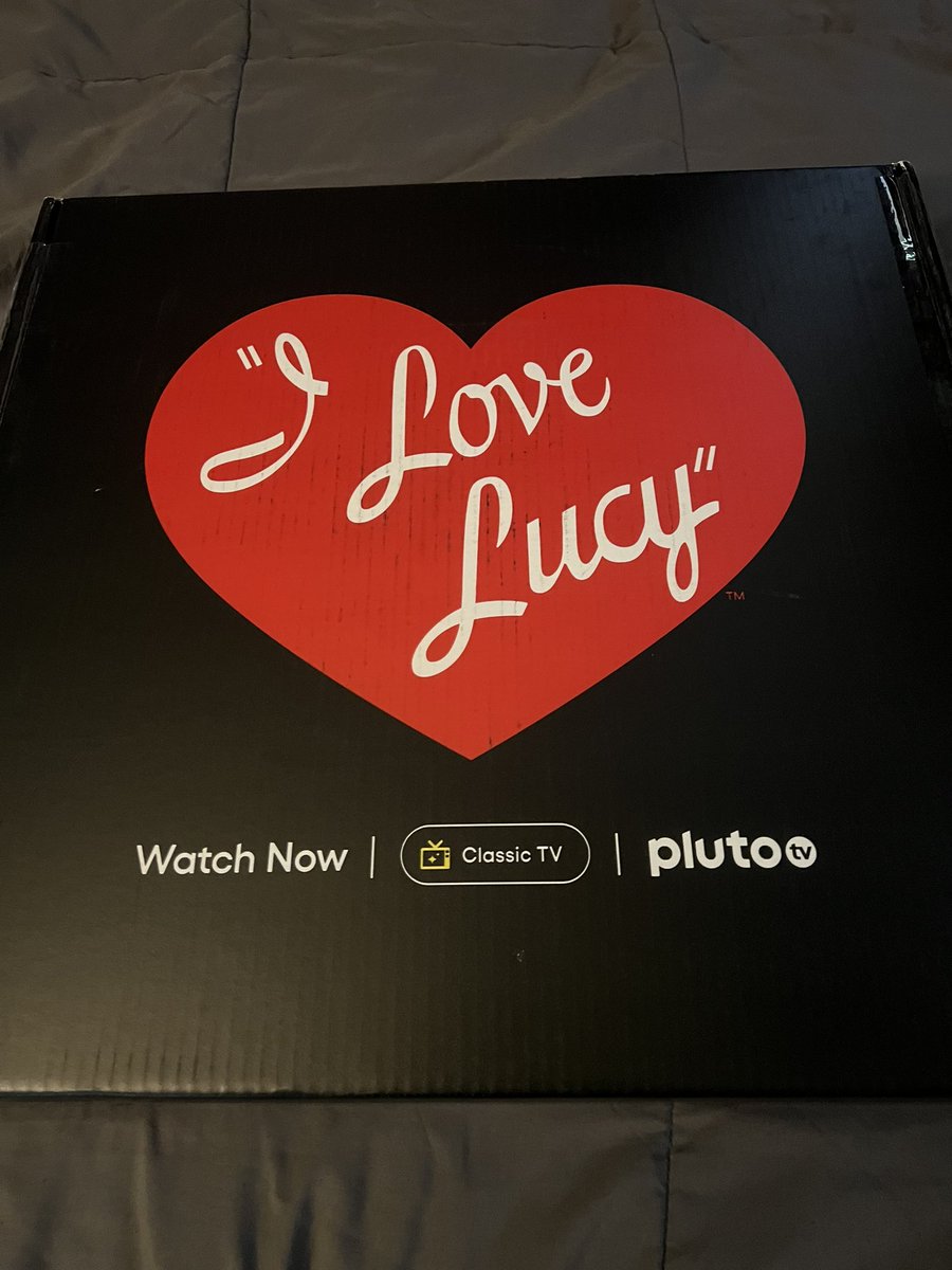 rickyvalero_'s tweet image. Shout out to my friends at @PlutoTV for the amazing box of chocolate in celebration of I LOVE LUCY coming to Pluto TV on Valentine's Day! I can't wait to binge-watch my all-time favorite TV show!