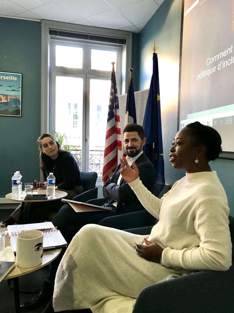 amchamfrance's tweet photo. Ce matin, l’AmCham a réuni son Club #RH et #CommInterne pour échanger sur les initiatives en faveur de la #DEI en entreprise. Nous avons eu la chance de recevoir Alvine Tremoulet, Global DEI leader chez @pfizer et Guillaume Da Cunha, VP RH chez @DisneylandParis. https://t.co/W3B5tLiqFJ