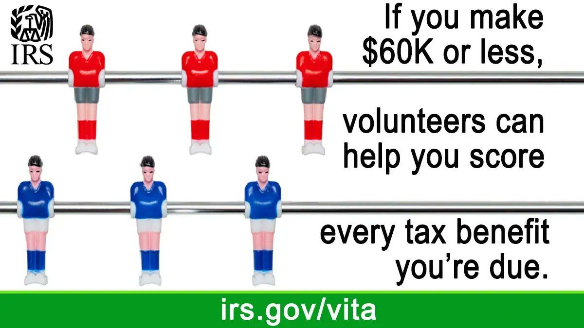Wis Dept of Revenue on Twitter "If you made 60K or less in 2022, IRS
