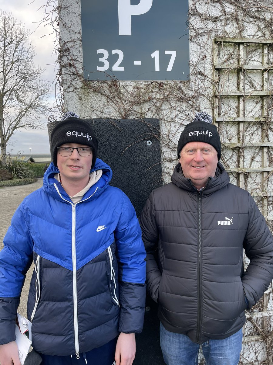 equuipHRI's tweet photo. We headed over to @Goffs1866 this evening for their February sale to give out some equuip beanie hats to the hardworking individuals showing, consigning and buying horses 👏🐎
#peoplebehindthemoments #horsesales #equuip #workinracing https://t.co/6L2rBuq6lB