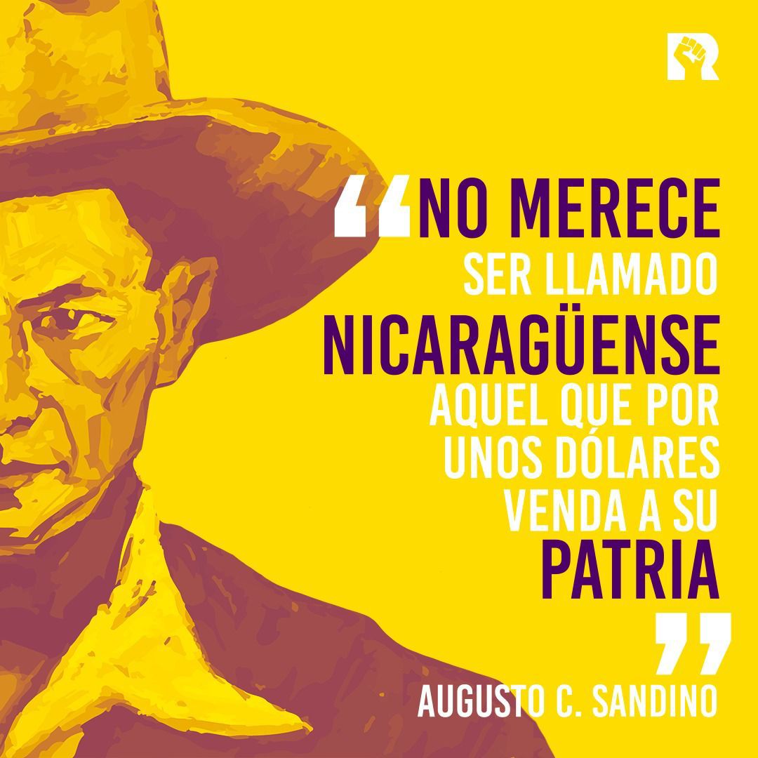 En #Nicaragua, toda la #ManaguaSandinista le decimos a Nuestro General de Hombres y Mujeres Libres Augusto C. Sandino, hemos cumplido, afuera los vende patria.
#NoPudieronNiPodran
<a href="/nicaenvictoria/">Nicaragua en victorias</a> <a href="/Patrias39679761/">Patriasoberana2021</a> <a href="/DrSuazo915/">𝙎𝙪𝙖𝙯𝙤 ☭✊🏻🇵🇸</a> <a href="/DigitalSapos/">Sapos Digital</a> <a href="/NicaSoberana/">Tania la nica soberana</a> <a href="/SomosMD2/">Somos dos</a>