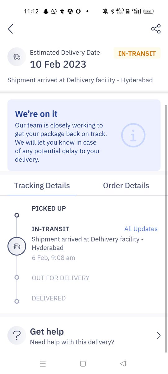inspectoradv's tweet photo. @help_delhivery What the hell is going till now my order not delivered it extending date . Give me  the address of courier Hyderabad or contact number i will contact them and get back my product its urgent product why you doing like this this is very very unfortunate. @help_delhivery https://t.co/vwtm5Xudku