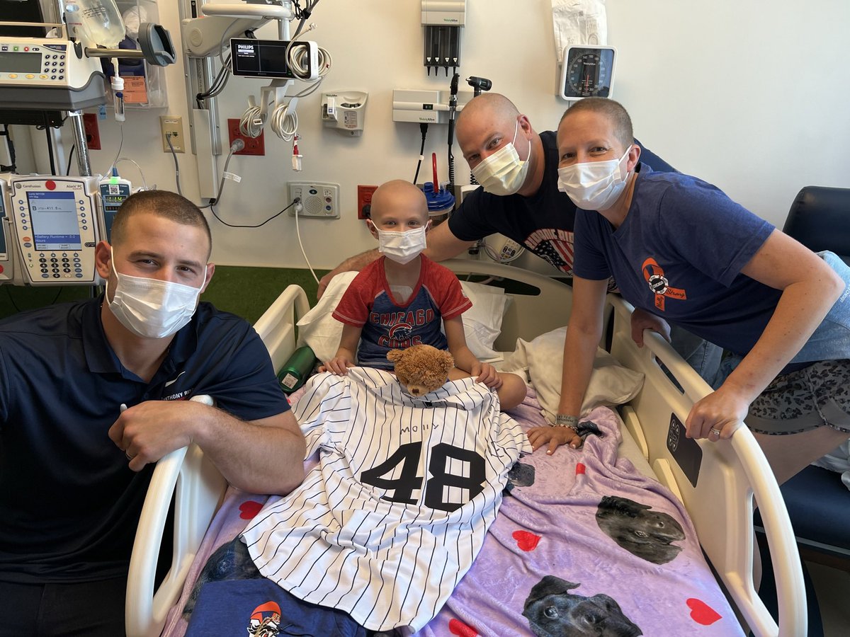 ARizzo44's tweet image. The first signature on my 48 jersey came from Molly. A warrior who fought as hard as she could for nearly 2 years. She was feisty &amp;amp; fun &amp;amp; an amazing big sister. I will always look at this jersey and think of you &amp;amp; will continue fighting until we have a cure. #NoGiveUpInUs.