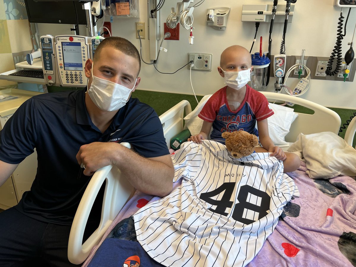 ARizzo44's tweet image. The first signature on my 48 jersey came from Molly. A warrior who fought as hard as she could for nearly 2 years. She was feisty &amp;amp; fun &amp;amp; an amazing big sister. I will always look at this jersey and think of you &amp;amp; will continue fighting until we have a cure. #NoGiveUpInUs.