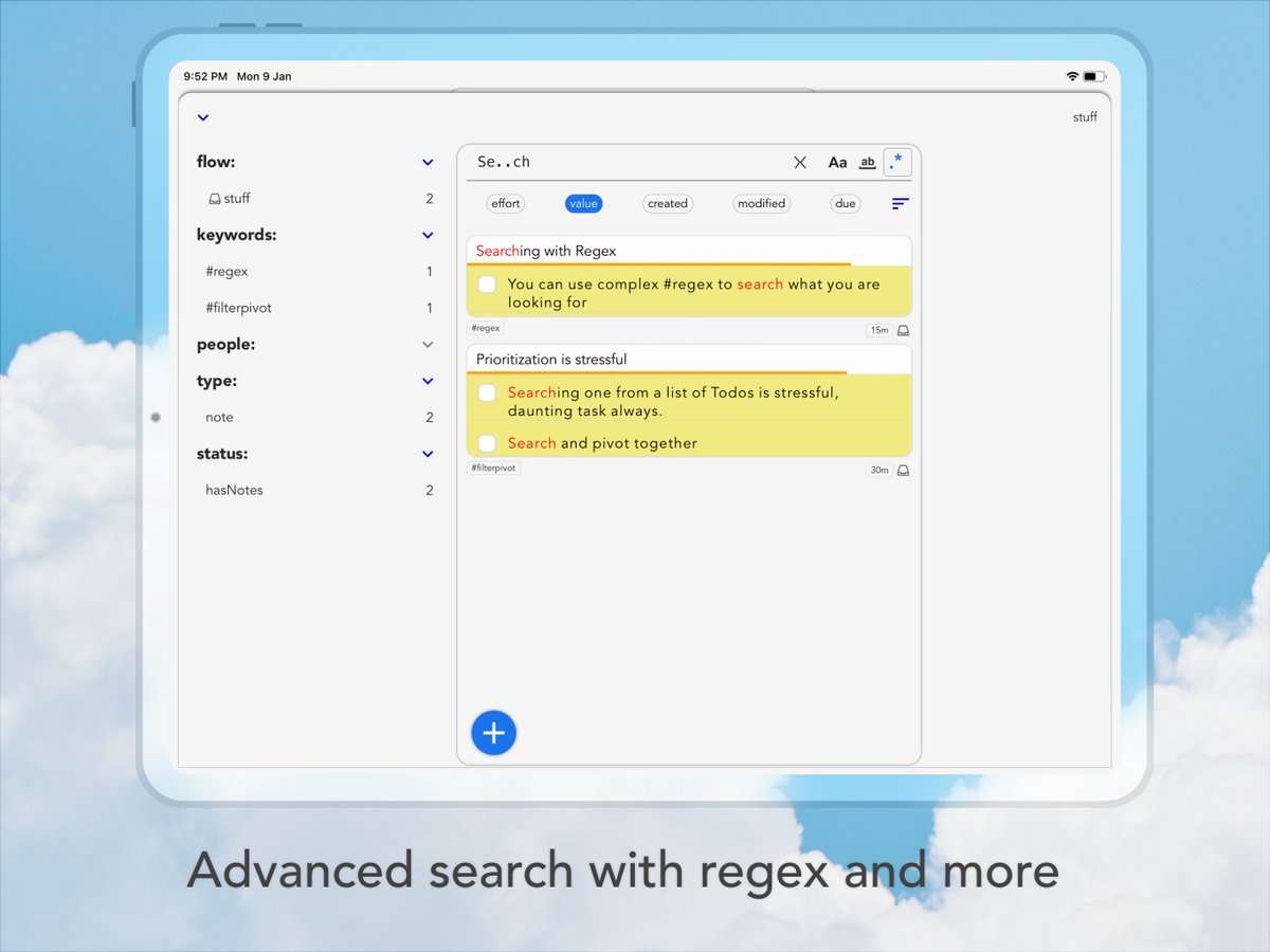 alphaCTRLapp's tweet photo. Get ready to revolutionize the way you search for your #notes with #AlphaNotes! Our advanced #REGEX based search and case sensitive &amp; whole word search features will take your note-taking &amp; discovery game to the next level! 🔍💻📝

Get it @
https://t.co/sIwUO6NNg4

#productivity https://t.co/8EMAHbVN8l