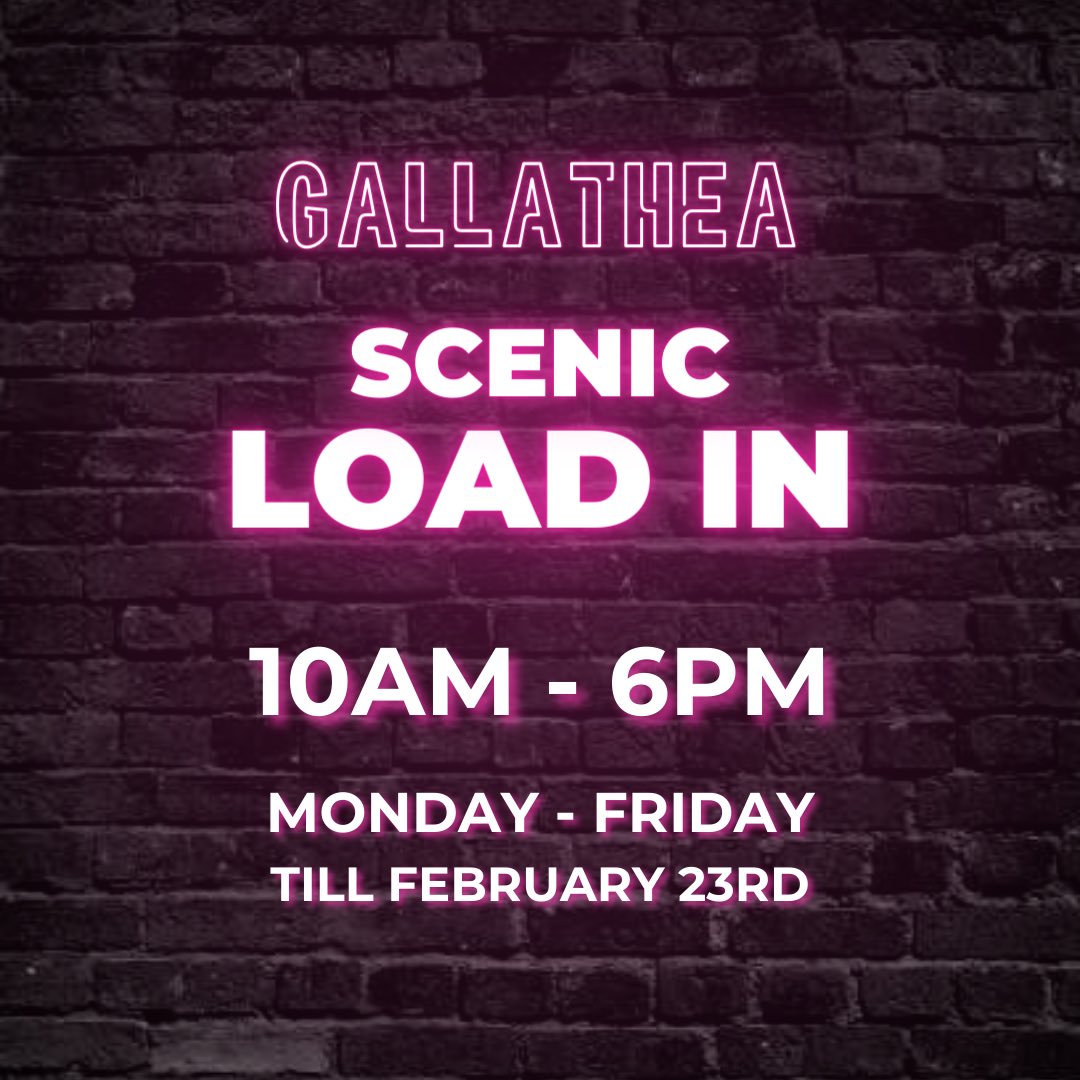 CrescentPlayers's tweet photo. Scenic load in is happening now till February 23rd❗️

Look out for future posts on changes to the schedule for specific days https://t.co/LpU7y3VTWL