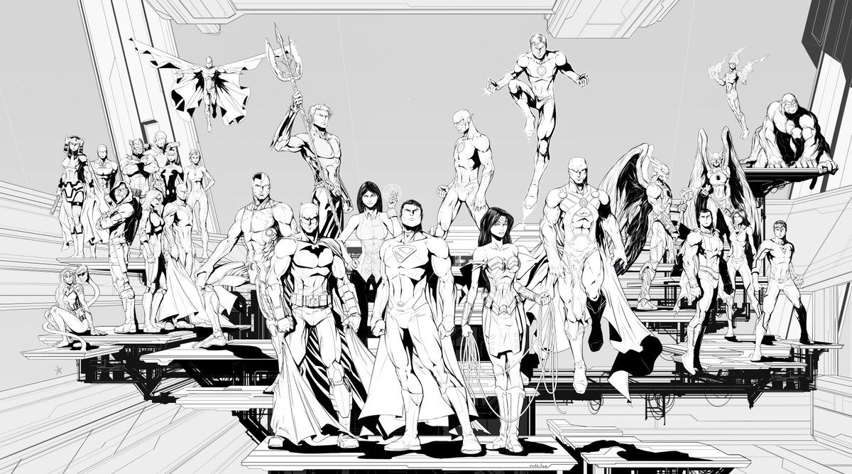 My Ultimate Justice League. I want to do my Avengers version soon.
#JusticeLeague #JLA #dccomics #Superman #WonderWoman #Batman #MartianManhunter #GreenLantern #Aquaman #Zatanna #TheFlash #Cyborg