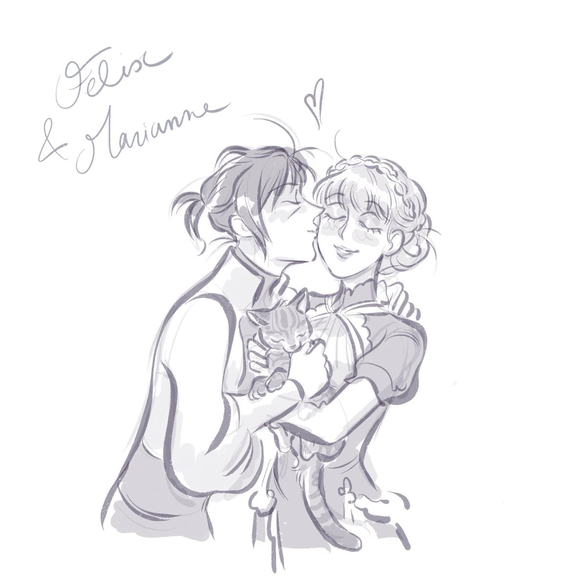 Double kisses! 😘😘

#fe3h #Felix #Marianne