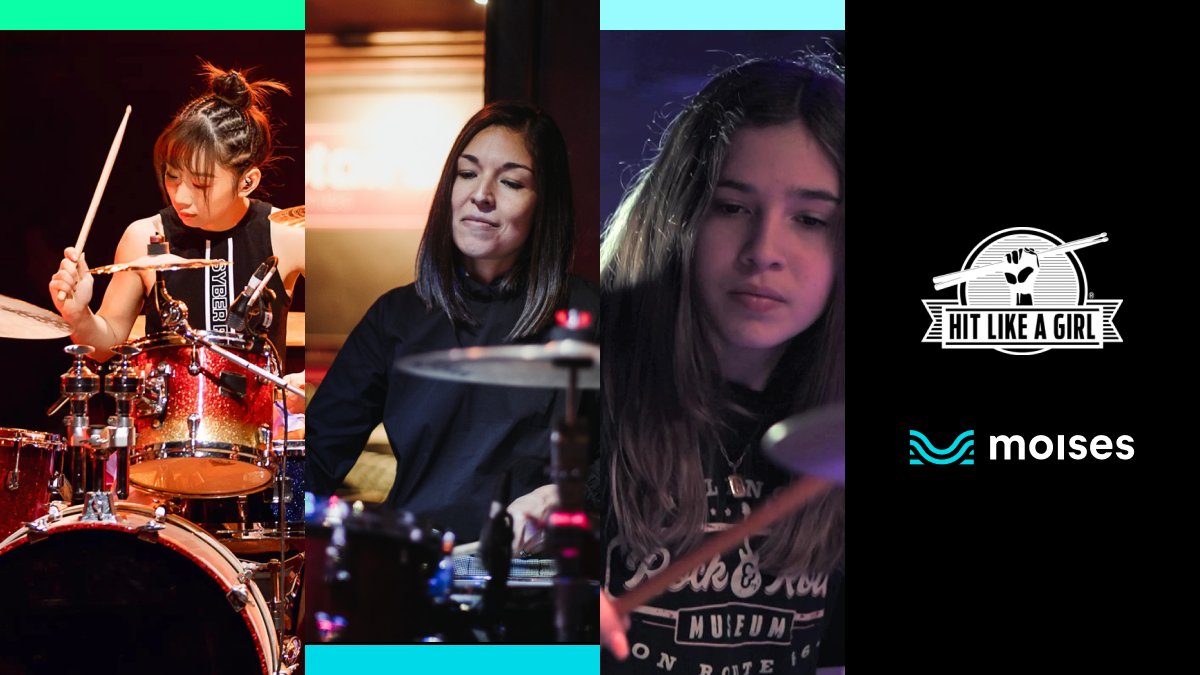 We're honored to join forces with #HitLikeAGirl contest to empower female drummers worldwide.  

With #MoisesApp's AI technology, contestants get pro features to easily create high-quality backing tracks for their contest entry videos!

Join us, girls: hitlikeagirlcontest.com