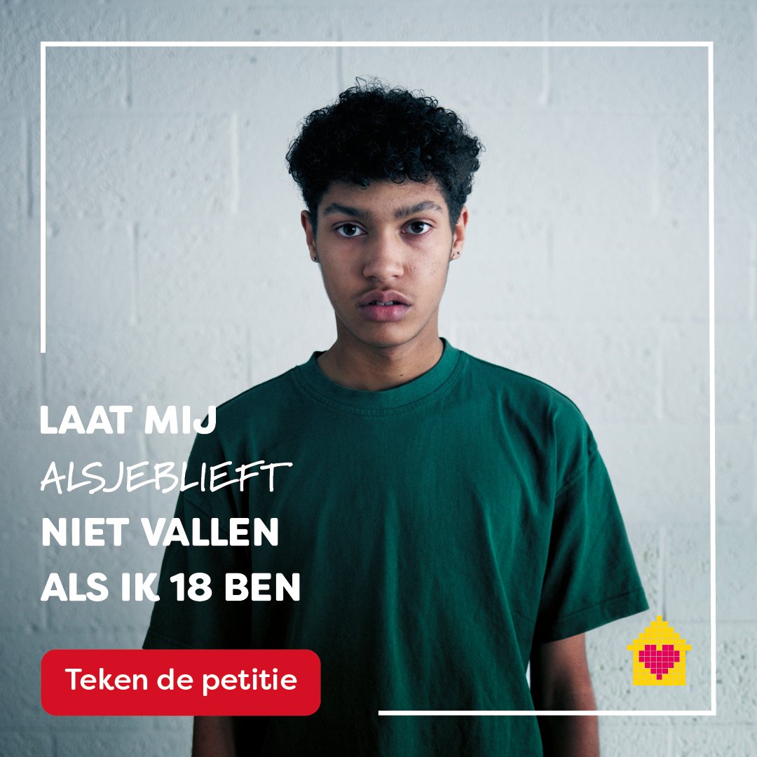 Al ruim 130.000 mensen tekenden onze petitie.❤️
Met jouw hulp kunnen we jeugdhulpaanbieders, gemeenten en de overheid aanjagen tot verandering voor de jaarlijks 3.300 uithuisgeplaatste jongeren die 18 worden. Help je ons naar de 150.000 handtekeningen? ✍️ bit.ly/3RXPrgJ