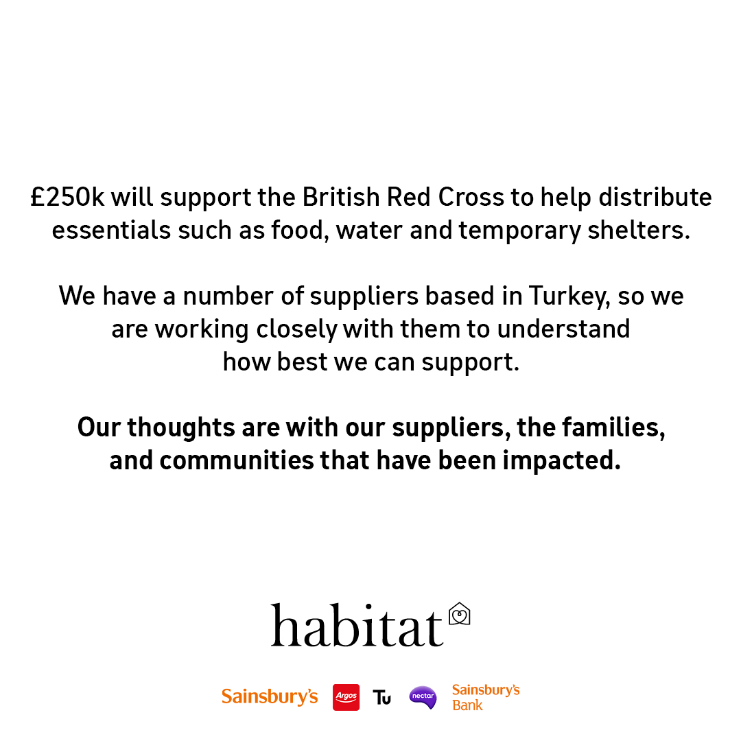 We are saddened to hear of the catastrophic earthquakes in Turkey and Syria. 

Swipe through to see how the total donation of £500k will help provide on-the-ground rescue and aid efforts.
