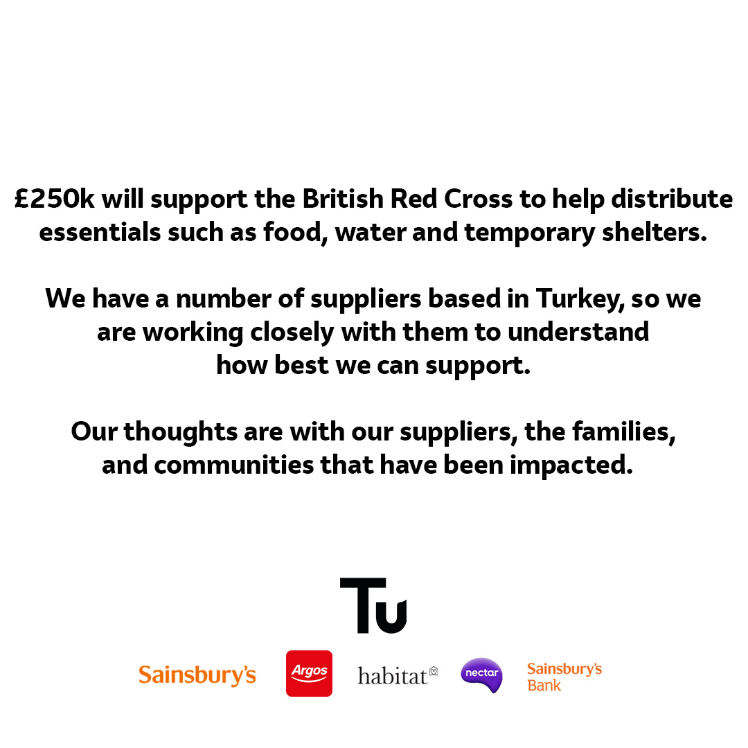 We are saddened to hear of the catastrophic earthquakes in Turkey and Syria. Swipe through to see how the total donation of £500k will help provide on-the-ground rescue and aid efforts.