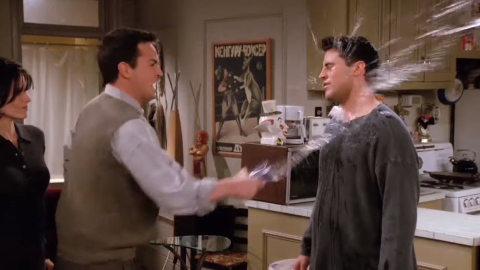 Parody Chandler Bing tweet media