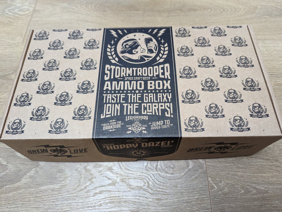 jaybarber's tweet photo. That feeling when the better half brings these home from work! #ShesAKeeper #Stormtrooper #JoinTheCorps https://t.co/dwHlGt4gAV