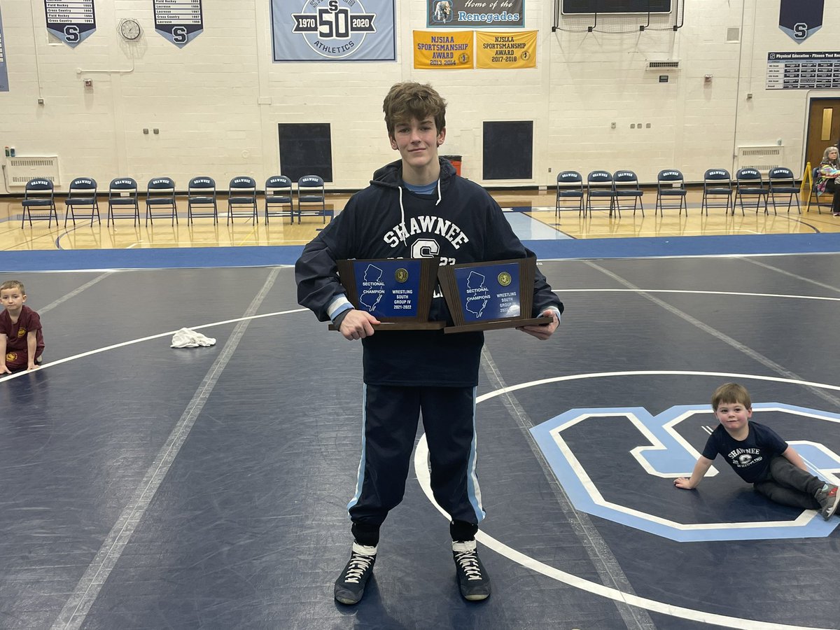 LukeSherlock25's tweet photo. Big win for the team last night. Back to Back sectional championships. I bumped up to wrestle 126 last night finishing the teams night off with a pin. Onto state semifinals on friday! https://t.co/kcM3bXMWhA