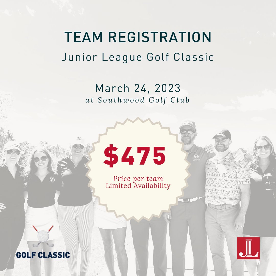 JLTally's tweet photo. Step up to the tee ⛳️ and support the Junior League of Tallahassee's community partners and signature projects at the Seventh Annual Golf Classic on March 24th at Southwood Golf Club.

Register here 👉 https://t.co/wnh4s28G0q

#JLTGolfClassic #juniorleague #ihearttally https://t.co/M4HsWPh6ap