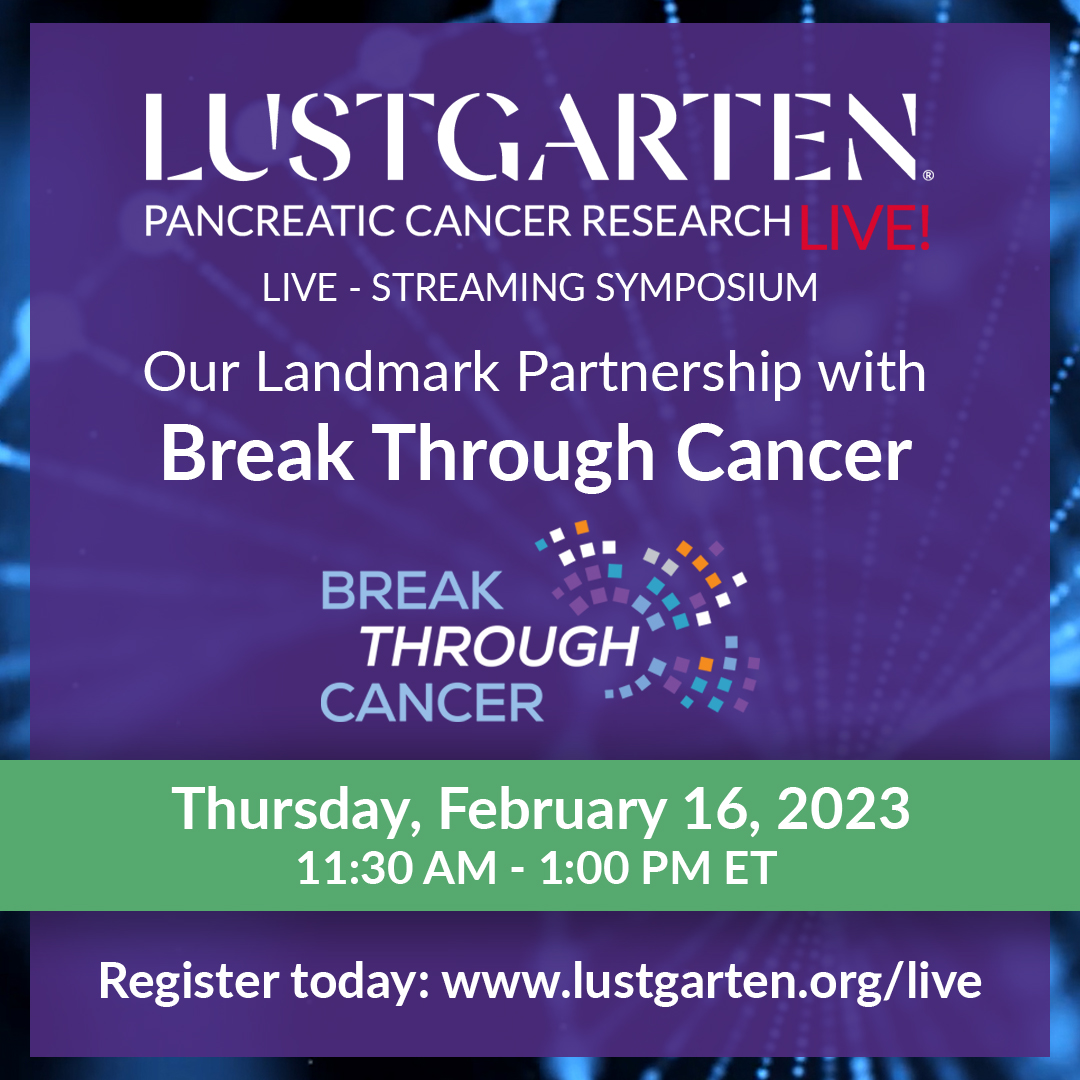lustgartenfdn's tweet photo. We are officially ONE WEEK out from the next installment of LustgartenLIVE, spotlighting our collaboration with Break Through Cancer, on February 16th. 💜 Register today to save your spot! https://t.co/Tr2q6iG4aA
#LedByLustgarten #radicalcollaboration #breakthroughcancer https://t.co/sK5j8XtmGO