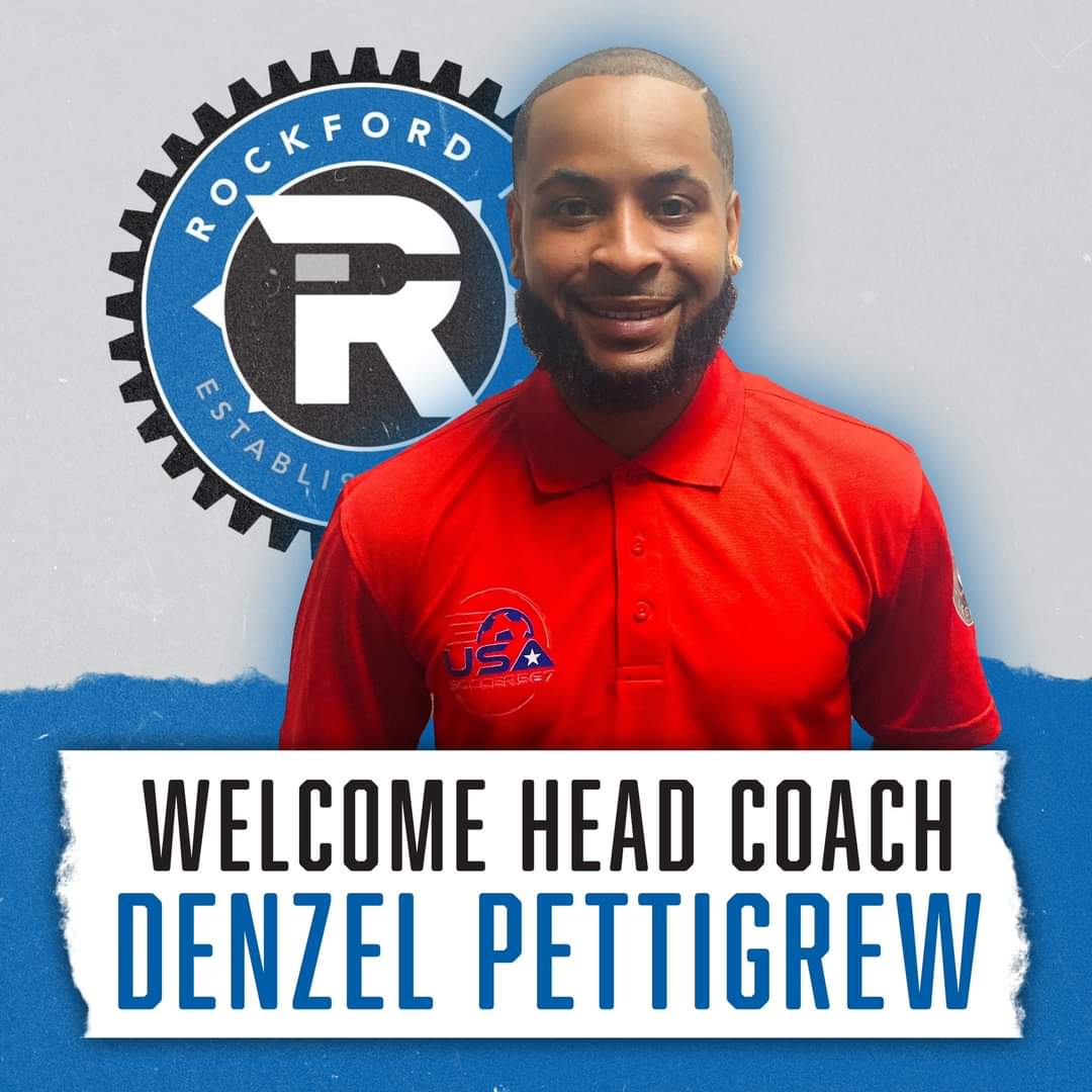 Rockford FC is excited to welcome Denzel Pettigrew as our head coach for the 2023 season! 

Get to know a bit more about our new gaffer: rockfordfc.com/post/rockford-…

Pre-order your season tickets: tickets.passagesports.com/events/rockfor…

#GearUpRFC⚙