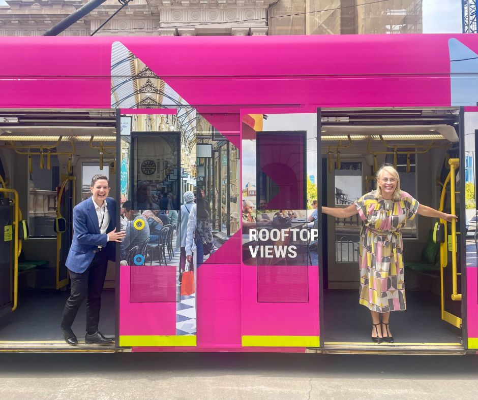 It’s a bird, it’s a plane…no, it’s our new Only in the City tram! Only in the City is a campaign promoting the fact that the best food, fun, work and entertainment is ONLY in the city!