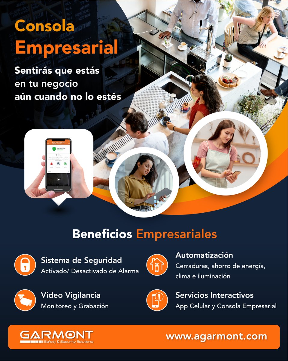 a_garmont's tweet photo. NEGOCIOS REALMENTE INTELIGENTES. CONSOLA EMPRESARIAL. Una herramienta de negocios 100% esencial.

Sentirás que estás en tu negocio aún cuando no lo estés. Contáctanos para asesoría SIN COSTO.

#sistemadeseguridad #sistemadealarma #negociosinteligentes #negocios #minegocio https://t.co/7mIrnWsZoc
