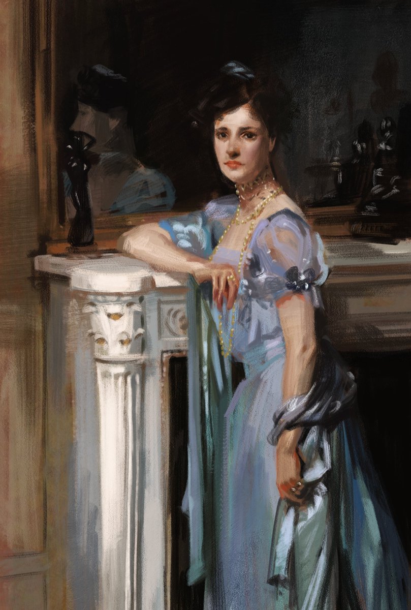 EHOTO_'s tweet photo. Masterpiece(John Singer Sargent) Study

#art #artstudy #painting #digitalart #digitaldrawing #digitalpainting #virtualpleinair #그림 #페인팅 #일러스트 #디지털일러스트 #イラスト https://t.co/EVQCjO26US