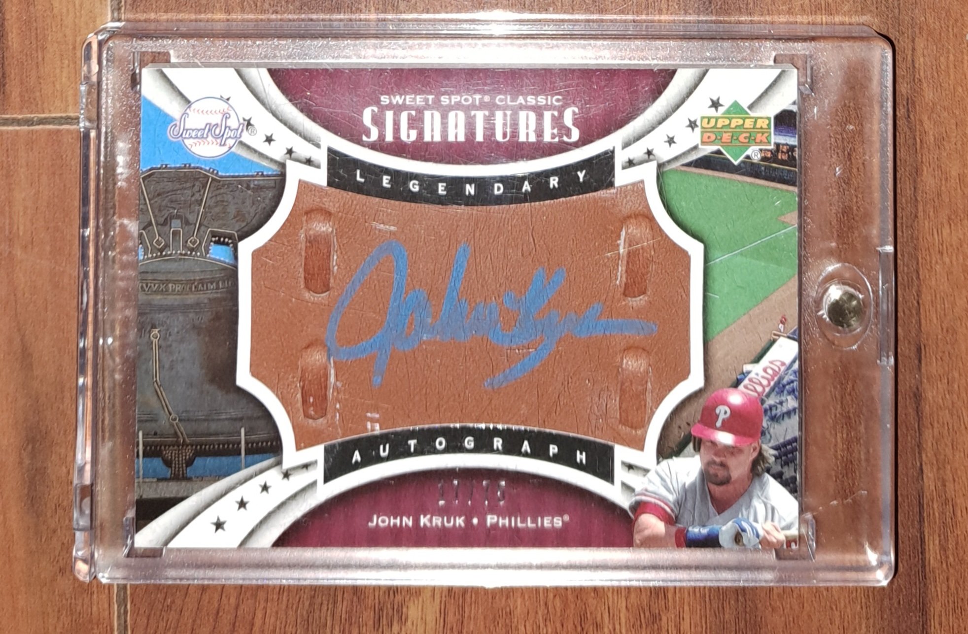 Happy Birthday John Kruk. Upper Deck Sweet Spot Signatures # 17/75. $25 shipped. 