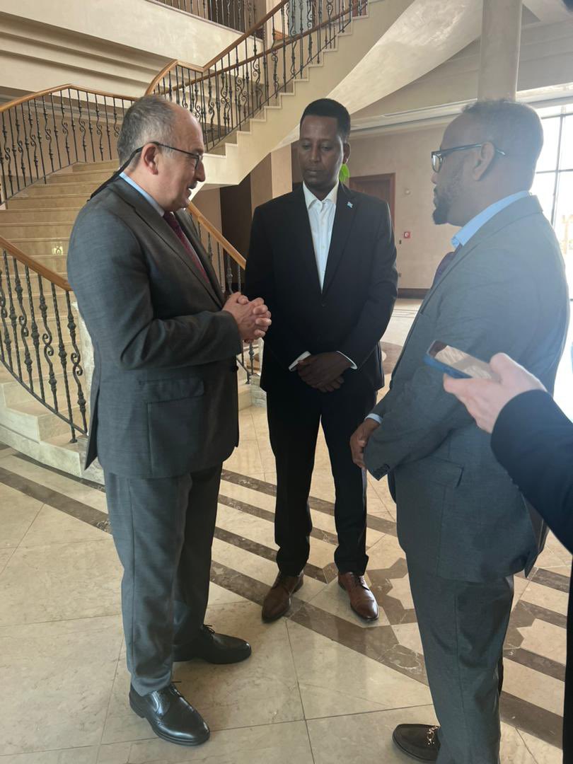 isackfanax's tweet photo. My heartfelt condolences to the families those who lost their lives &amp; wish a speedy recovery to those injured in the tragic calamities.

 I signed today the condolence book at the @TC_Mogadishu, Somali stands in solidarity with the Government &amp; people of Turkiye. https://t.co/0R3lI29YMK