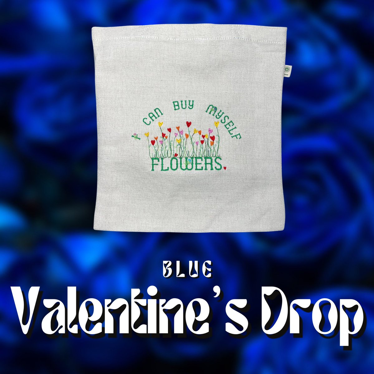 GOODBi_Shop's tweet photo. Flowers Tote 💐

Inspired by the #1 song on the Billboard charts, Miley's lyrics are embroidered on this hemp tote, with little colorful heart flowers!

#MileyCyrus #MileyCyrusFlowers  https://t.co/LIgjnWILbF https://t.co/SZdaJiRLOB