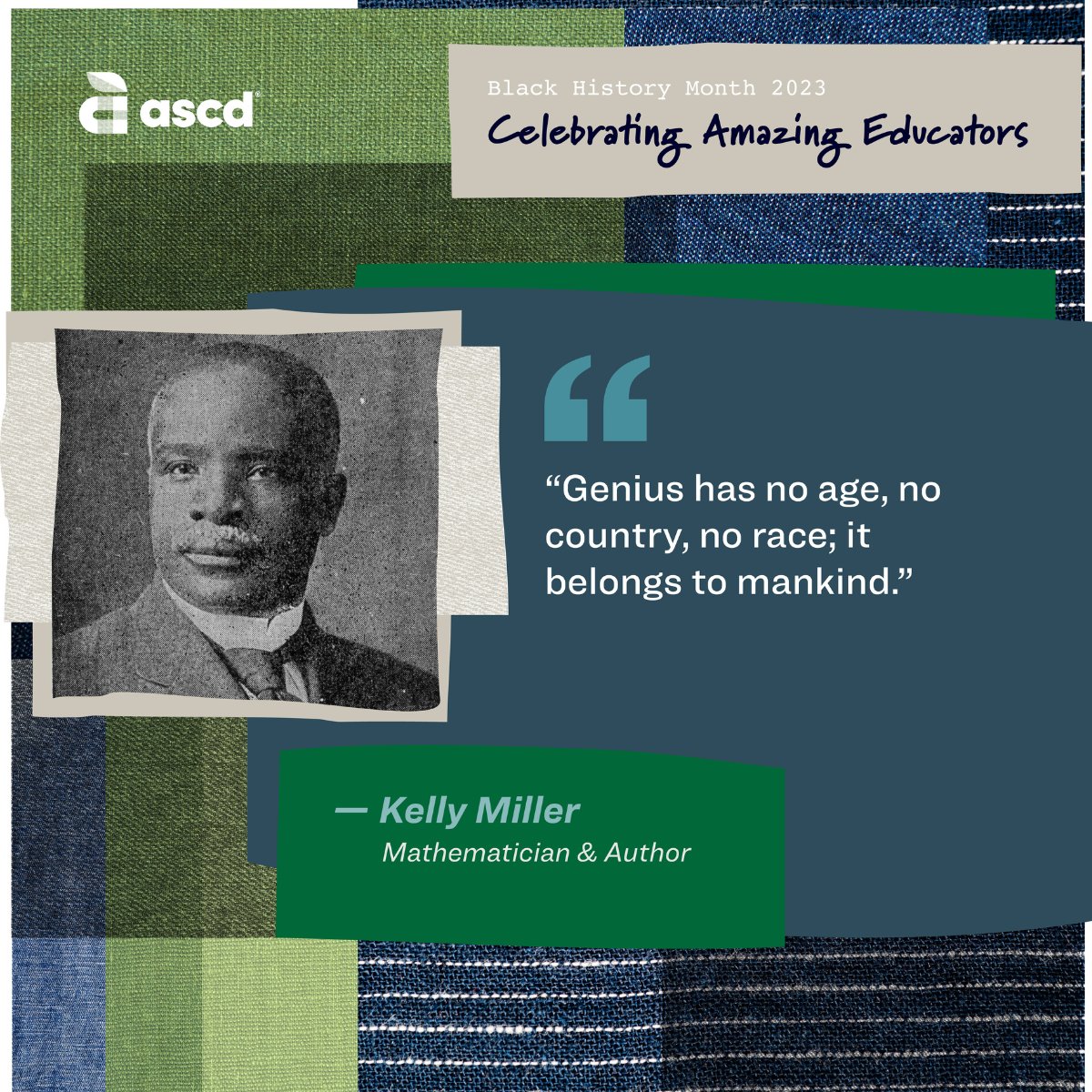 For breaking barriers: Kelly Miller, was the 1st #AfricanAmerican student at John Hopkins, and served as Dean of Howard University’s College of Arts and Science, where he opened doors to lower-income students. #BHM #DEI biography.com/scholars-educa…
