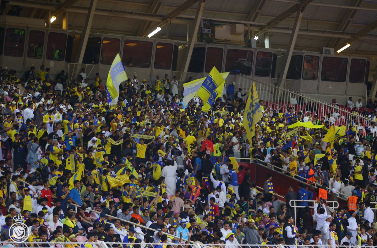 AlNassrFC_EN's tweet photo. Your support drives us on! 👏
Thank you, knights 💛 https://t.co/udKauAu1Gk