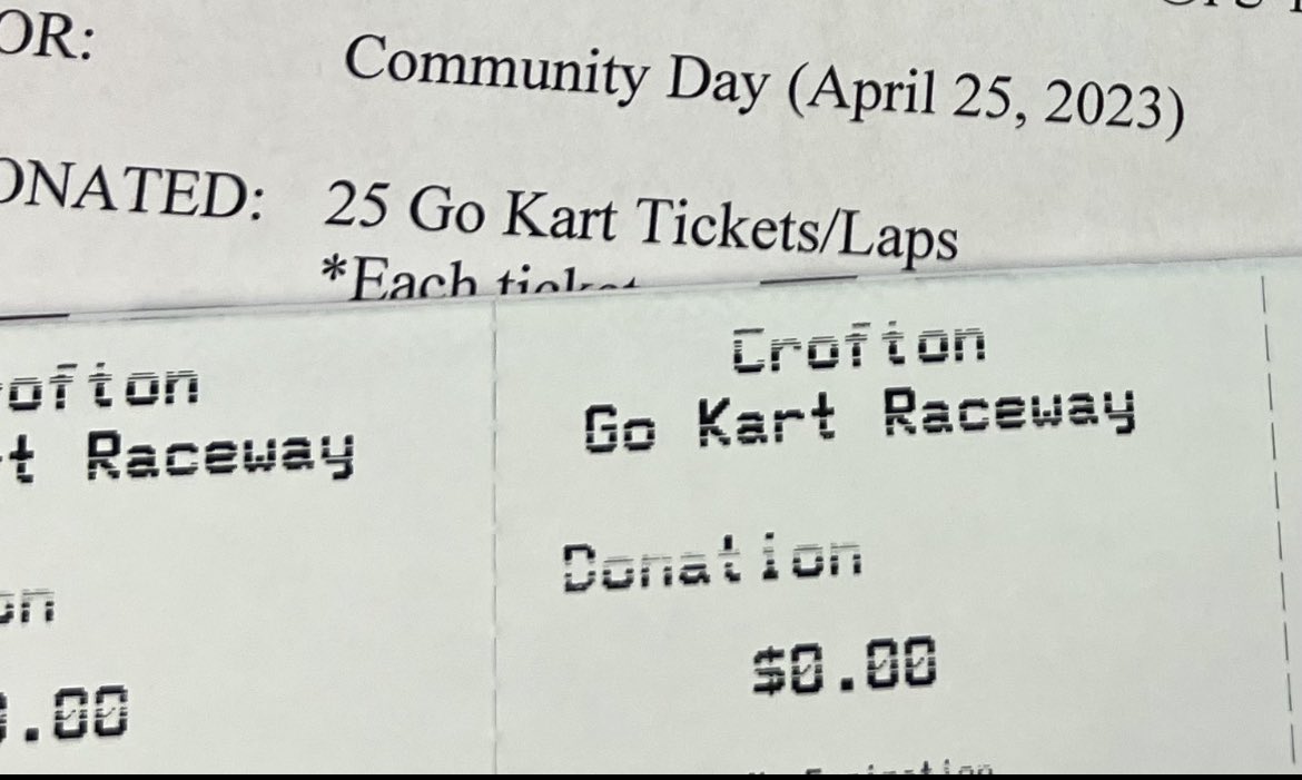myeatingproject's tweet photo. Walked into the office this AM to find the best news!! We received a donation from #croftongokarteaceway for our students. Perfect giveaway for #communityday https://t.co/PTlAMgUwQN