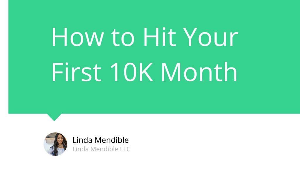 How to Hit Your First 10K Month: lttr.ai/8BAb

#TodaySEpisode #10KMonths #ProcessBetterFaster #IncomeStreams #DonTForget