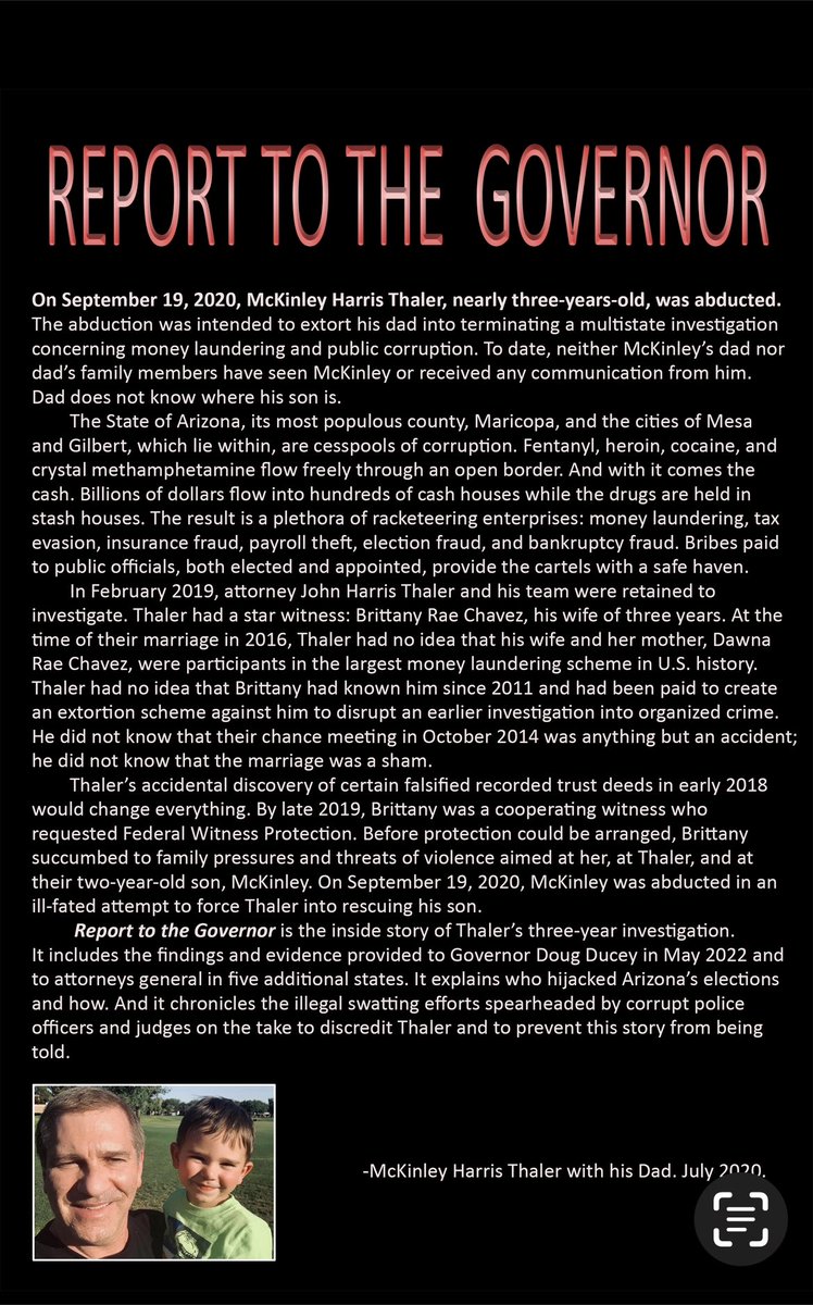 Eight more weeks! The inside story on Arizona racketeering, corruption and election fraud.