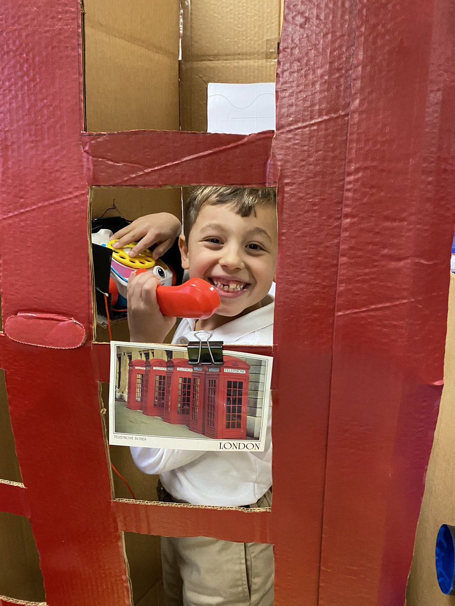 London Calling!! Learning about the iconic, red telephone booth- it’s history and evolution over the years. #trinitylearns
