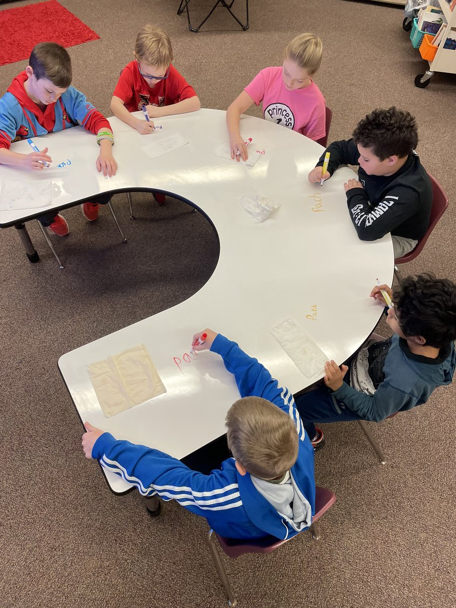 MrsJDawson1's tweet photo. We love our new whiteboard table! Thank you WLEF for granting us this awesome table to help with our literacy growth! #wlcardpride #ONE https://t.co/MWdQU14bKW