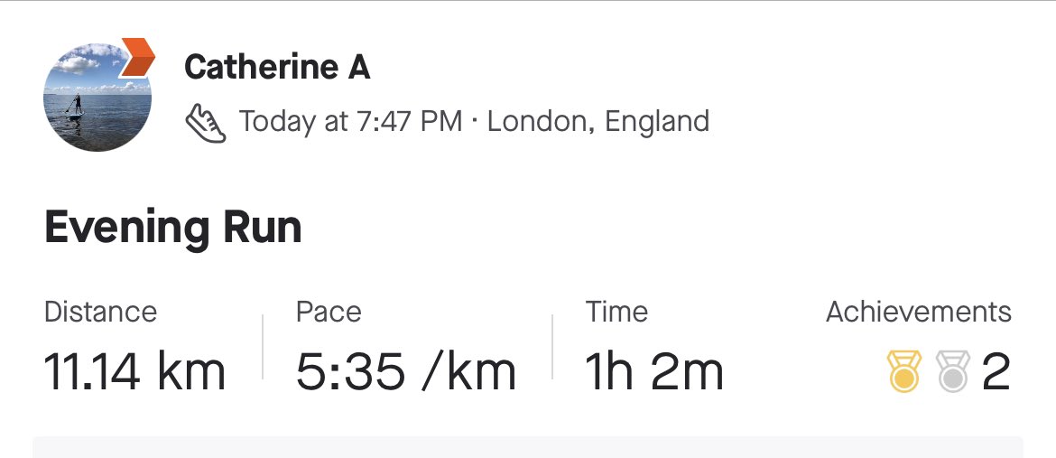 So happy to be running again 6 months after knee surgery 😊😊 <a href="/TeachersRunClub/">TeachersRunClub</a> <a href="/WeAreERC/">Educators Running Club 🏳️‍🌈🏳️‍⚧️</a>