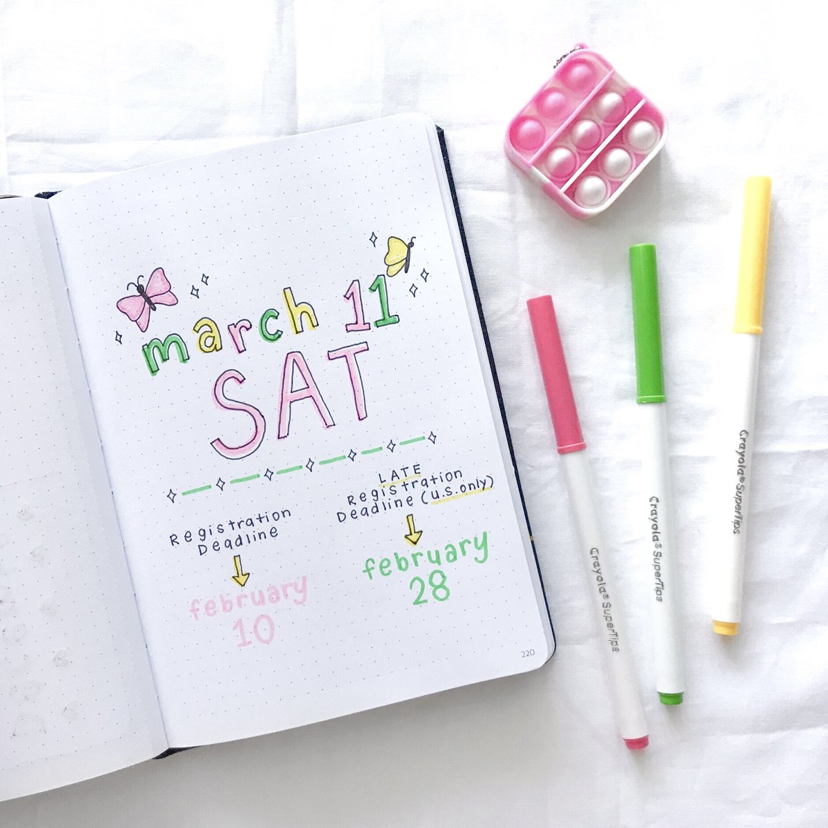 ⏰SAT registration deadline is TOMORROW! February 10th⏰