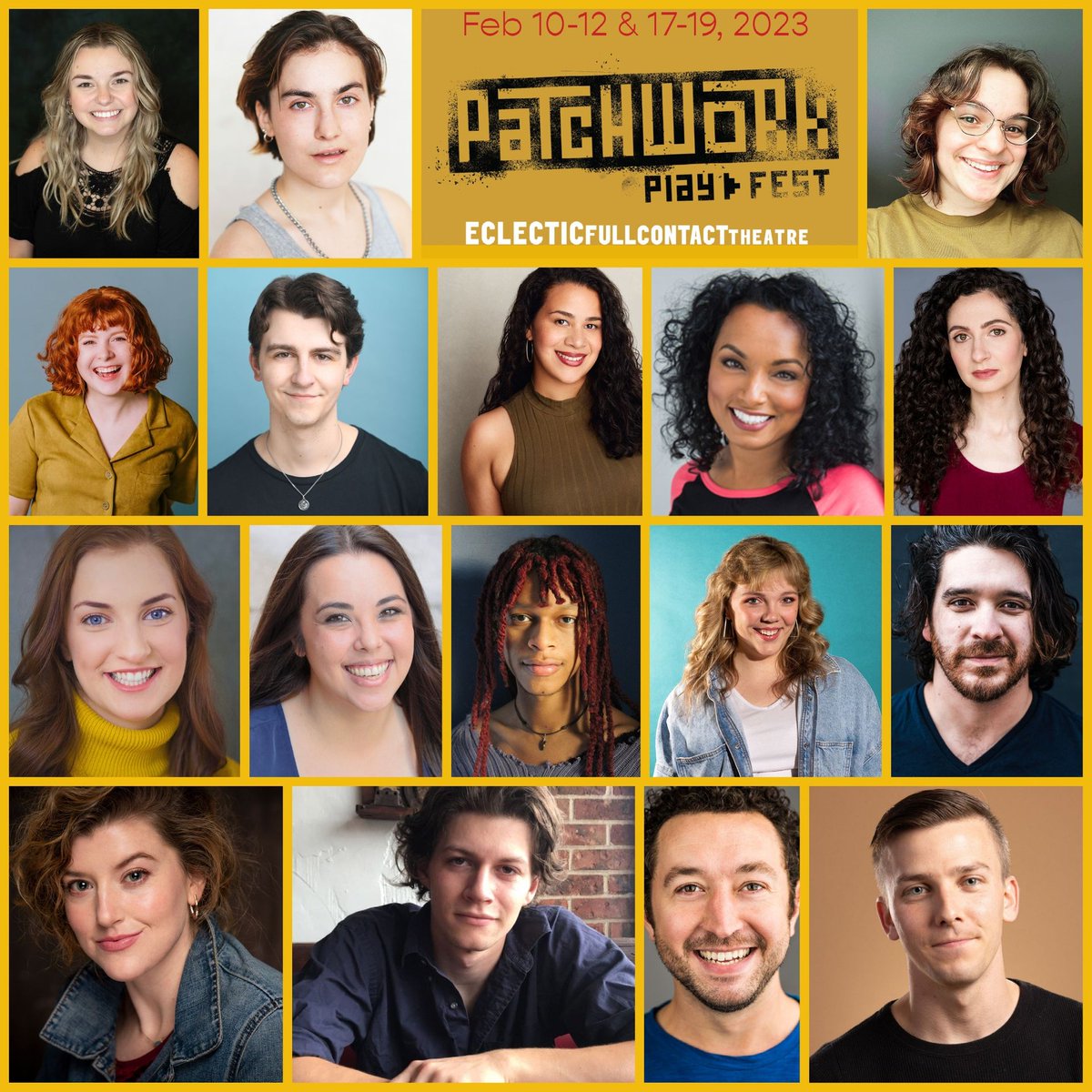 Patchwork 2 opens TOMORROW! go to eclectic-theatre.com to get your tickets and to find out about our amazing cast! 17 incredible actors in 9 amazing plays! Don't miss a single performance. In person or livestreamed! #efctistheatre #seasonx #patchwork2eclecticboogaloo