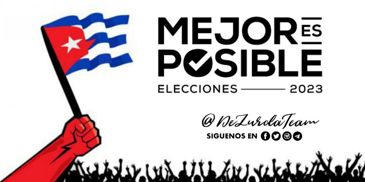 @YasmilRosale Cada candidato es un representante del pueblo cubano, el soberano #MejorEsPosbible #JuntarYVencer 
@PartidoPCC