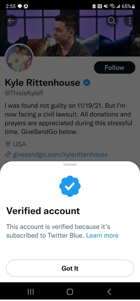 jodikyman's tweet photo. So @ThisIsKyleR is begging for money but he has money to send $8 a month to a billionair? 
Rubes sending him money are beyond stupid
#Grifter #NotGuiltyDoesNotEqualInnocent https://t.co/nuGCgHDjFY