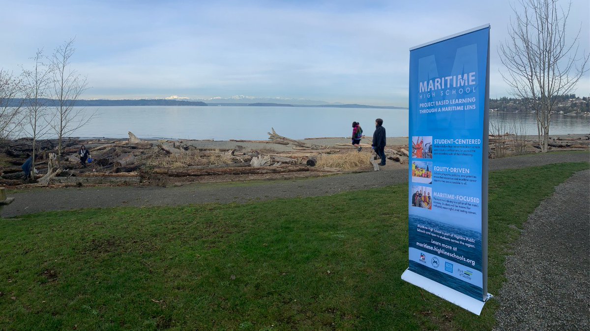 Thank you <a href="/TheMaritimeHS/">Maritime High School</a> 9th grade students who partnered with <a href="/EnvScienceCente/">Environmental Science Center</a> to organize a beach clean up at Seahurst Beach Park. Maritime students worked hard to remove debris from the park and learned how their research on microplastics impact local waterways.
#HighlineProud